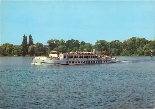 Ansichtskarte Potsdam Weiße Flotte Potsdam - Salonschiff Sanssouci 1982