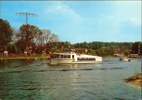 Potsdam Weiße Flotte Potsdam - Salon- und Konfernzschiff Berlin 1982