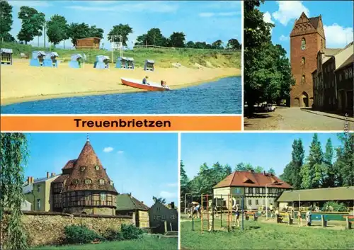 Treuenbrietzen Strandbad, Großstraße, Heimatmuseum, Schwimmbad 1979