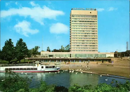Ansichtskarte Potsdam Interhotel "Potsdam" mit Fähre 1978