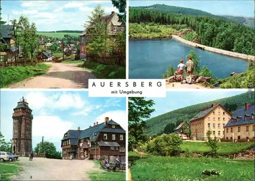 Auersberg (Erzgebirge) Luftkurort Carlsfeld,  Konsum-Hotel Am Auersberg 1974