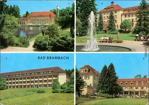 Bad Brambach Festhalle, Joliot-Curie-Haus, Julius-Fucik-Haus, Vogtlandhaus 1974