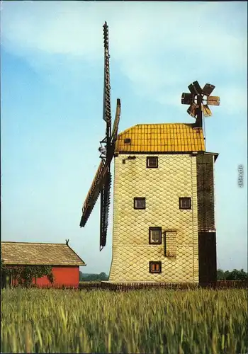 Saalow-Am Mellensee Paltrockwindmühle - Umbau aus Bockwindmühle 1937 -  1988