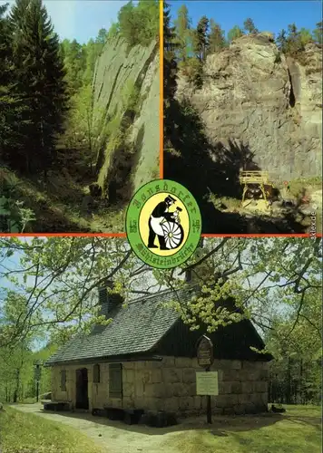 Jonsdorf Mühlensteinbrüche -  Schaubergwerk Steinbruchschmiede 1995