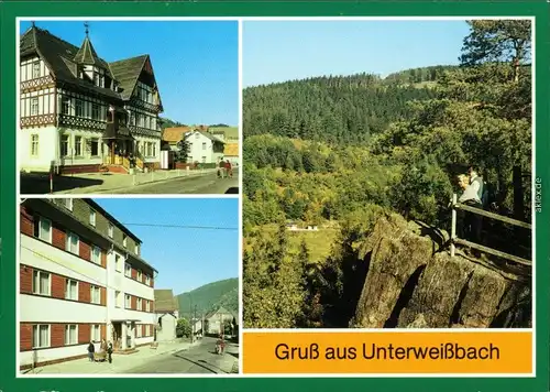 Unterweißbach FDGB-Erholungsheim Goldene Lichter, FDGB-Urlauberwohnheim  1989