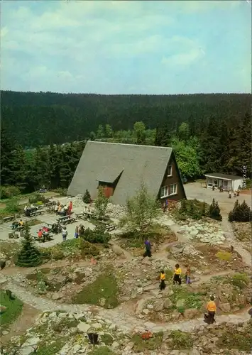 Ansichtskarte Oberhof (Thüringen) Rennsteiggarten 1986