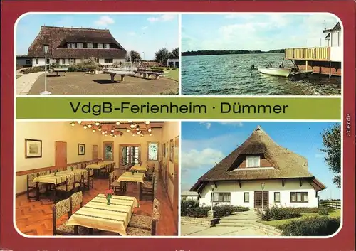 Dümmer VdgB-Ferienheim - Gästehaus des Bezirksvorstandes  Bootssteg 1988