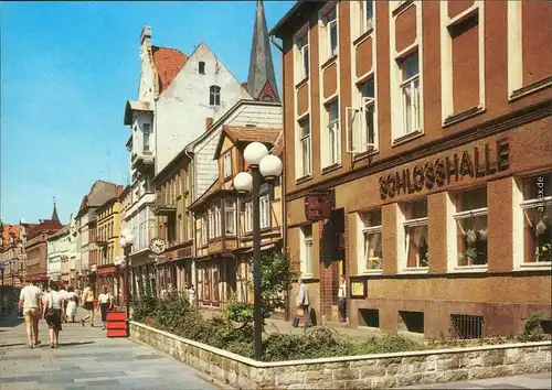 Schwerin Hermann-Matern-Straße - Einkaufspassage mit Gasthaus Schlosshalle 1987