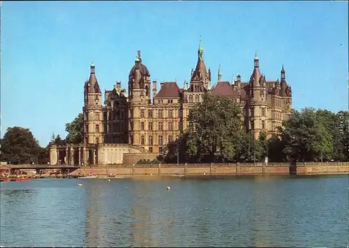 Ansichtskarte Schwerin Schweriner Schloss 1985