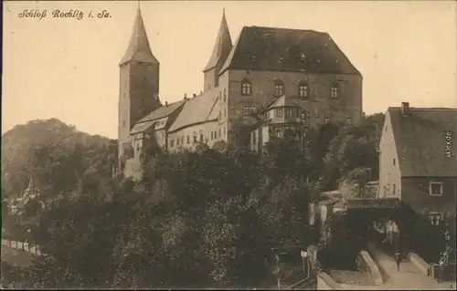 Ansichtskarte Rochlitz Schloss 1924