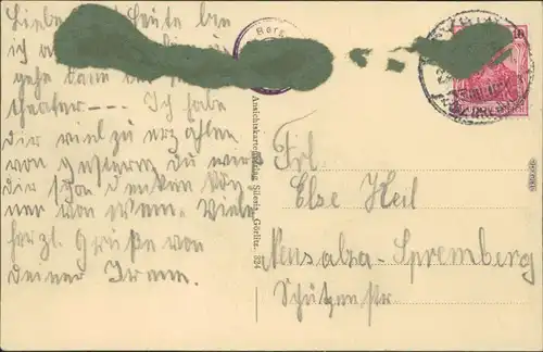 Ansichtskarte Oybin Berg Oybin von der Oertelwand 1921