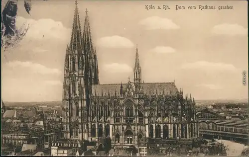 Ansichtskarte Köln Coellen | Cöln Kölner Dom 1914