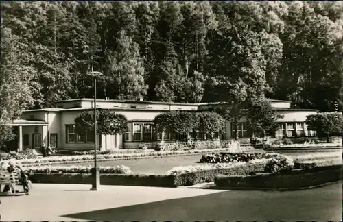 Ansichtskarte Ansichtskarte Bad Elster Partie am Badecafe 1958 