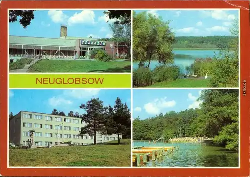 Neuglobsow Stechlin FDGB-Erholungsheim   Dagow-See, Urlauberwohnheim   1983