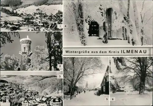 Ilmenau Manebach - Panorama, Stützerbach (Thür. Wald), Ilmenau -   1976