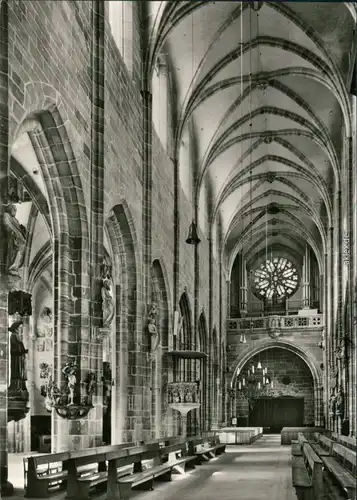 Nürnberg St. Lorenz - Mittelschiff nach Westen (14. Jahrhundert) 1966