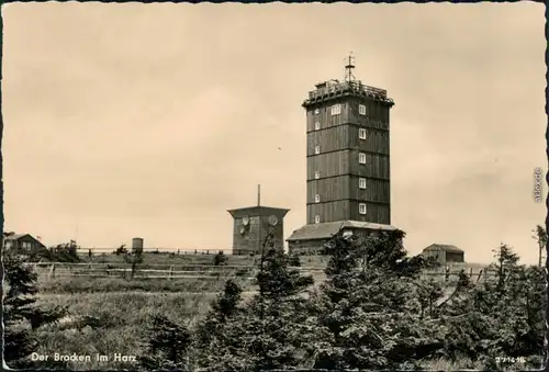 Ansichtskarte Ilsenburg (Harz) Partie auf dem Brocken 1957 