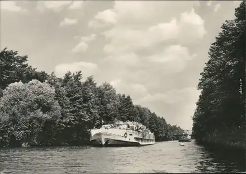 Ansichtskarte Berlin Luxusfahrgastschiff der Weißen Flotte 1966 