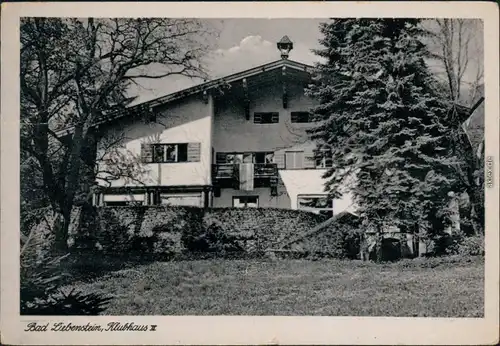 Ansichtskarte Lauenstein (Erzgebirge)-Altenberg (Erzgebirge) Klubhaus II 1953