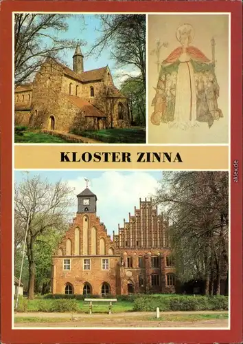 Kloster Zinna-Jüterbog Klosterkirche, Schutzmantelmadonna, Kloster 1983