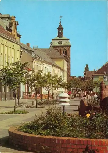 Ansichtskarte Luckenwalde Ernst-Thälmann-Straße 1983