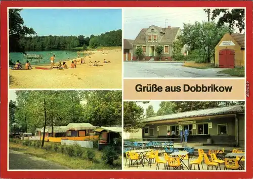 Dobbrikow Nuthe Urstromtal Badestelle am Glienicksee, T  1985