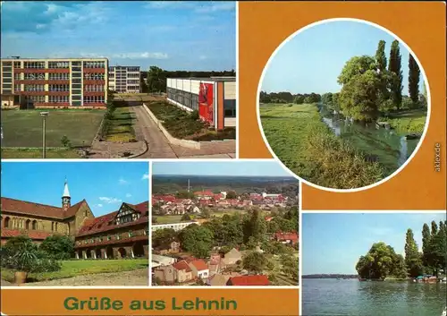 Lehnin Kloster Lehnin Neuer Schulkomplex, Schiffergraben,   1986