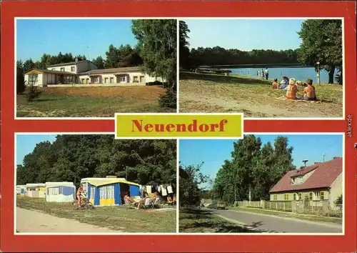 Rietz Neuendorf Betriebsferienlager des VEB, Badestelle,   1985