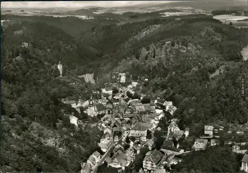 Ansichtskarte Ansichtskarte Bad Berneck im Fichtelgebirge Luftbild 1970