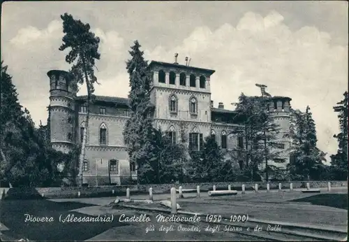 Ansichtskarte Piovera Castello Medioevale 1969