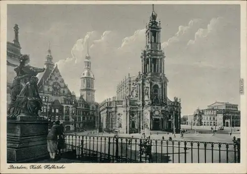 Altstadt Dresden Hofkirche Dresden / Kathedrale Sanctissimae Trinitatis 1939