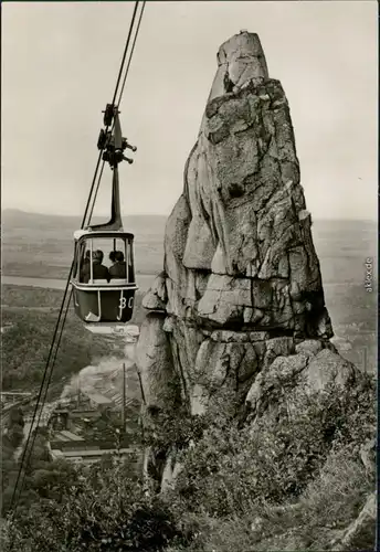 Ansichtskarte Thale (Harz) Personenschwebebahn 1972