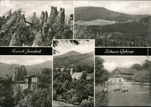 Jonsdorf Nonnenfelsen, Nonnenfelsenbaude, Jonsberg HOG Gondelfahrt Lausche 1972