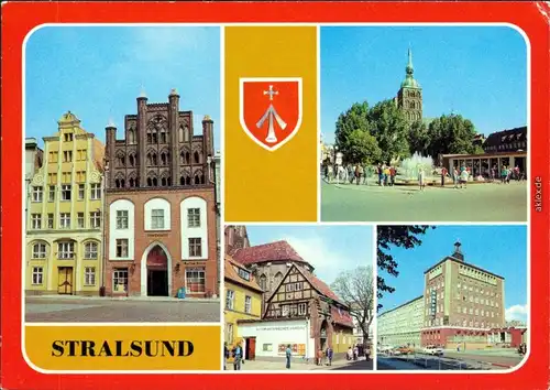 Stralsund Wulflamhaus am Alten Markt, Ossenreyer Straße   1984
