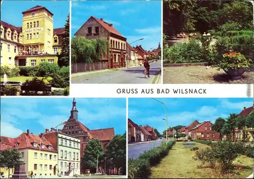 Bad Wilsnack Puschkin-Kurhaus, Wittenberger Straße  Karl-Marx-platz 1978