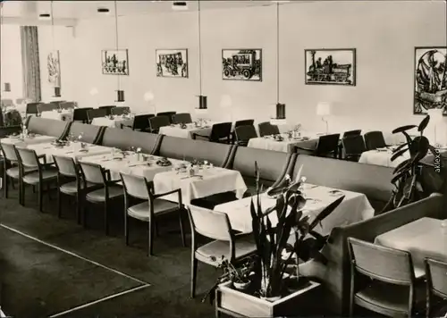 Sassnitz Saßnitz (MITROPA) Rügen-Hotel - Restaurant - Innenansicht 1971