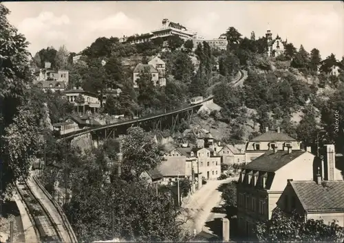 Ansichtskarte Dresden Luisenhof mit Standseilbahn 1968