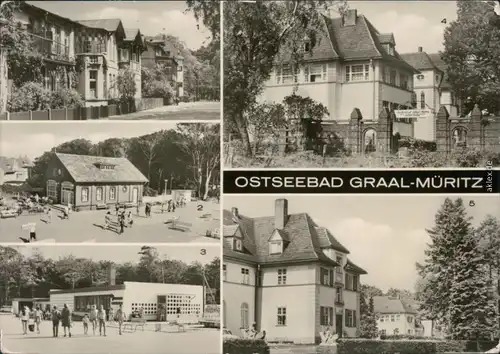 Graal-Müritz Karl-Marx-Straße, Milchbar - Seestern, Broiler-Gaststätte 1978