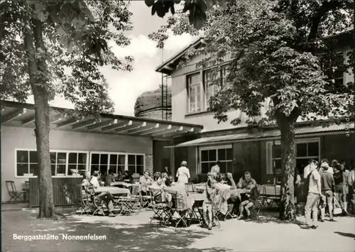 Ansichtskarte Ansichtskarte Jonsdorf Berggaststätte - Nonnenfelsen 1975 