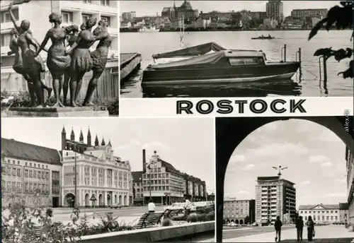 Rostock Die Sieben Schwestern, Gehlsdorfer Ufer, Hochhaus Straße der Sonne 1978