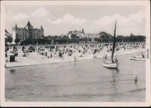 Ansichtskarte Ansichtskarte Zinnowitz Weststrand 1955