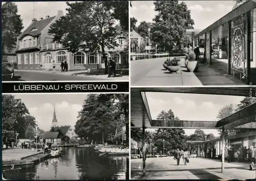 Lübbenau (Spreewald) Lubnjow HO-Gaststätte "Zum grünen Strand der Spree" 1978