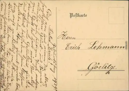 Ansichtskarte Ansichtskarte  Heimfahrt - signierte Künstlerkarte 1929