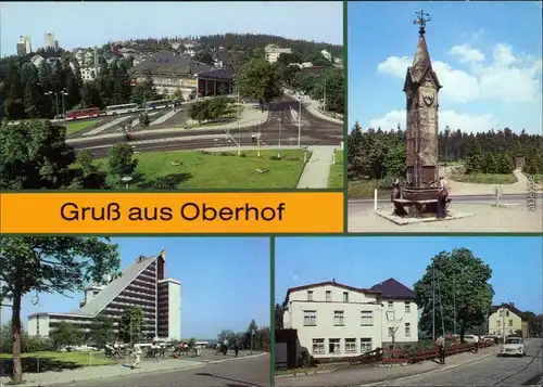 Oberhof (Thüringen) Gaststättenkomplex Oberer Hof, Am Rondell,  1989