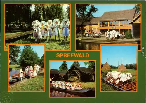 Lübbenau Lubnjow Landschaftsgebiet: Spreewald 1983