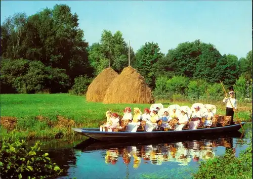 Ansichtskarte Lübbenau (Spreewald) Lubnjow Kahnfahrt 1983