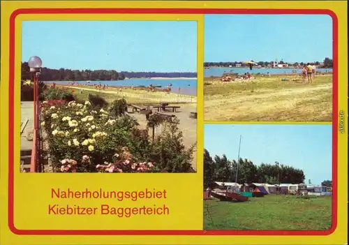 Falkenberg (Elster) Naherholungsgebiet Kiebitzer Baggerteich 1982