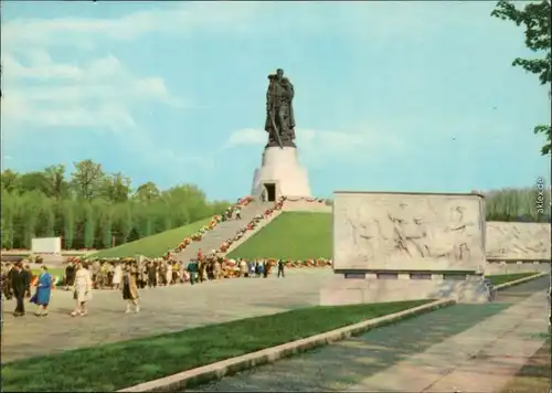 Ansichtskarte Alt-Treptow-Berlin Sowjetisches Ehrenmal 1966