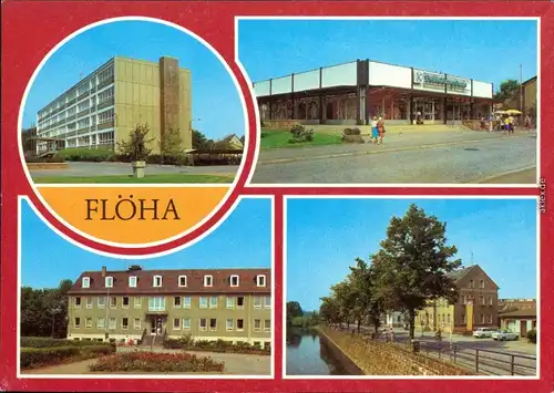 Flöha (Sachsen) Oberschule, Konsum-Bekleidungshaus Augustusburger Straße 1982