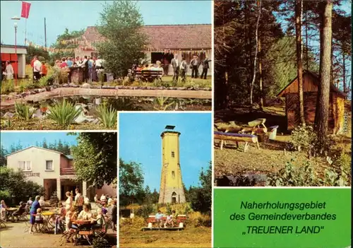 Treuen (Vogtland) Kleingartensparte "Waldeslust", Waldgaststätte   1983